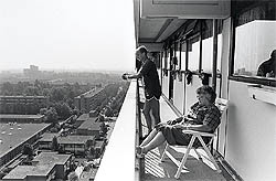 De flat en zijn bewoners, 1986, fotograaf Baart