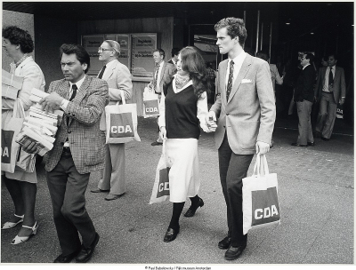 Start CDA campagne, 1981, fotograaf Babeliowsky
