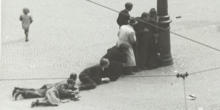 Shooting at the Dam in Amsterdam, 7 May 1945