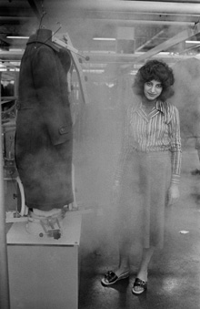 Bertien van Manen: Turkish woman working at a dry cleaner’s, Hoorn (1977)