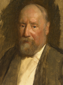 P. de Josselin de Jong, portrait of H.W. Mesdag.
