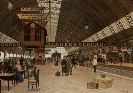 B. Bueninck, 'Het Centraal-Station te Amsterdam'.