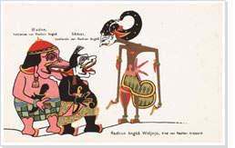  Wayang figures, 1920