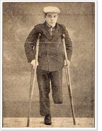  Photgraph of a disabled salesman of songs