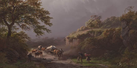 De Storm, B.C. Koekkoek (1803-1862), 1840
