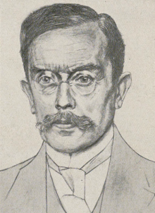 P.C. Boutens, naar een tekening van Jan Toorop.