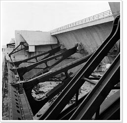 Aart klein, Detail constructie; bouw Haringvlietdam, 1961