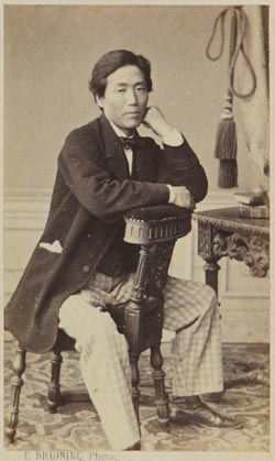 Furukawa Shohatsue is een van de Japanse marineofficieren die in 1862 naar Nederland komen