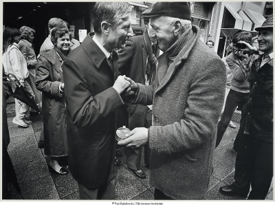 Van Agt op tournee, 1981, fotograaf Babeliowsky